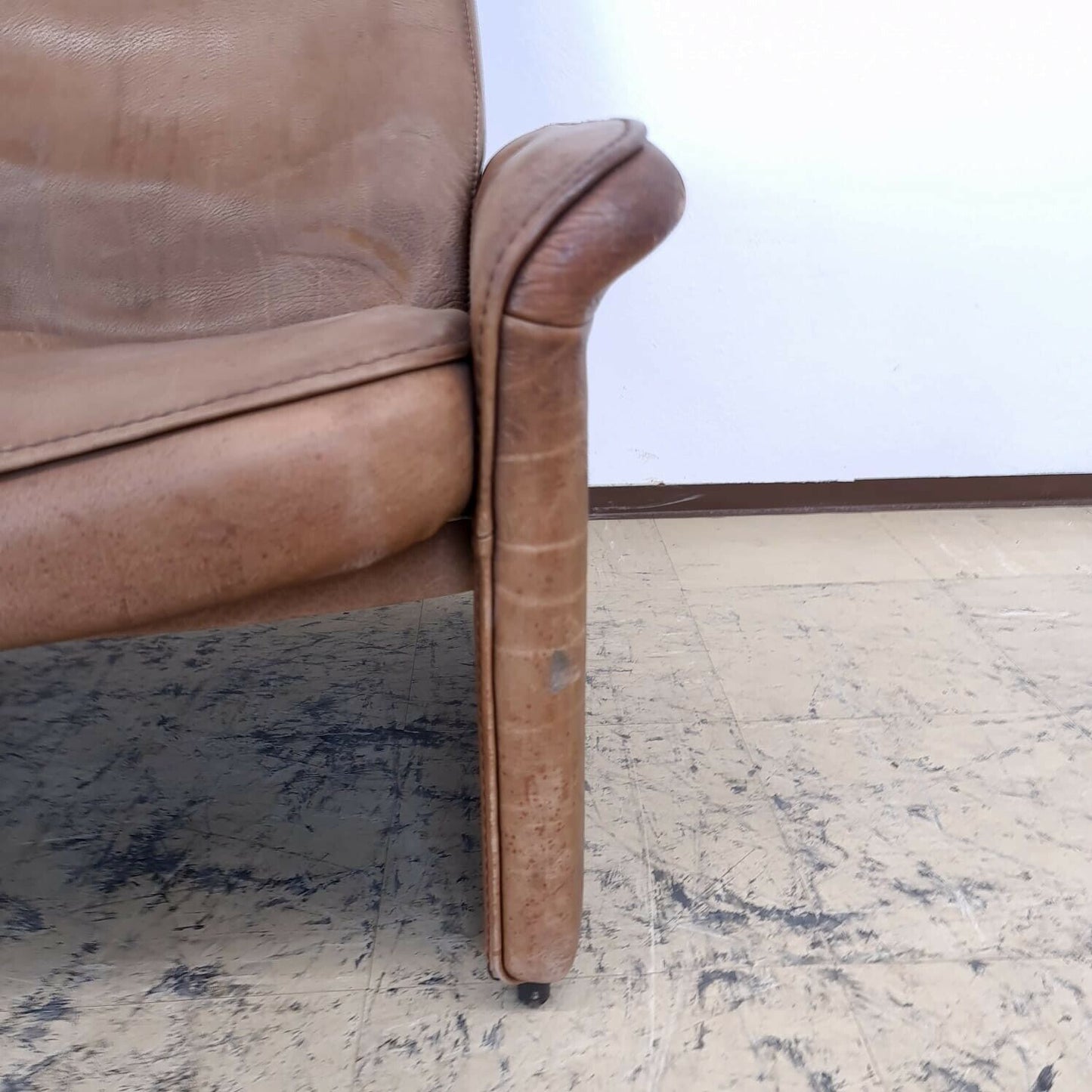 De Sede DS 50 Echtledersessel in cognac Relaxfunktion Funktion #13418-de Sede-JSFurniture