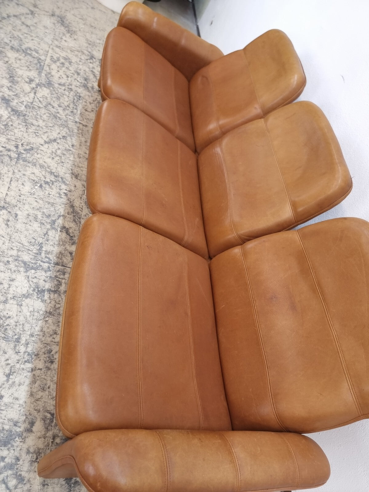 De Sede DS-50 Leder Sofa Braun 3-Sitzer Vintage Designer Schweiz-De Sede-JSFurniture