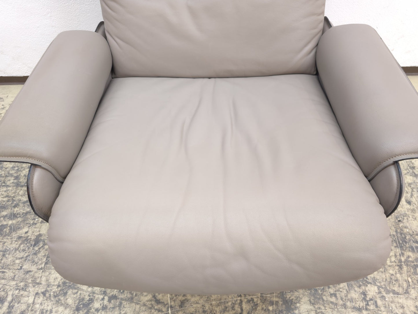 De Sede Sessel Designersessel 1970er Ledersessel Chair Relaxsessel grau-De Sede-JSFurniture
