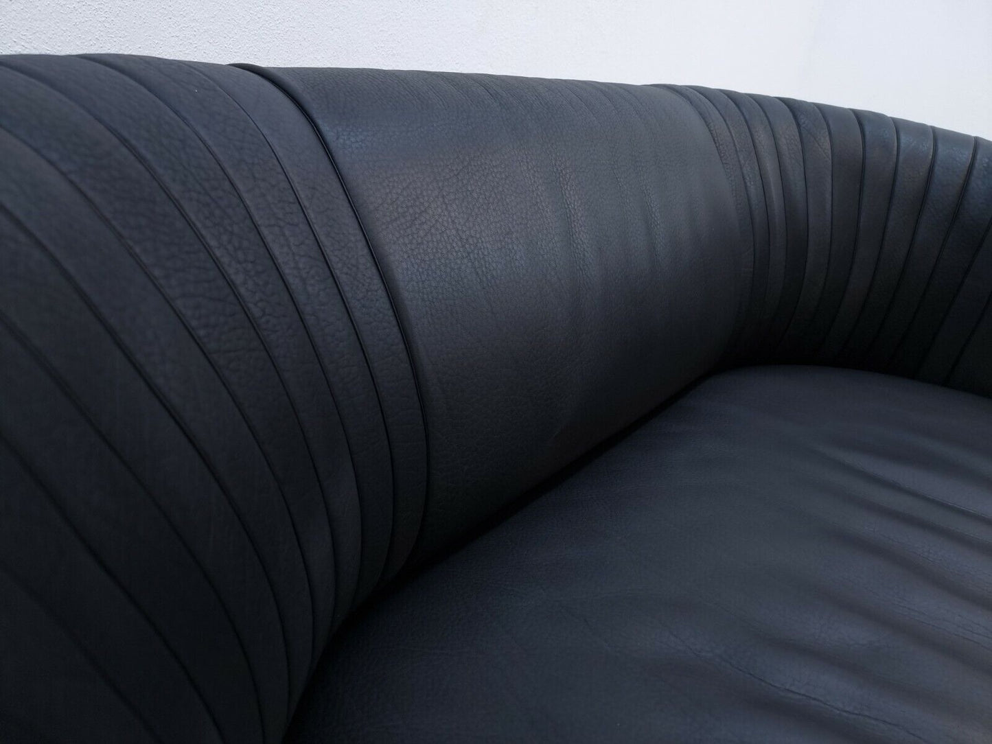 De Sede ds 700 Zweisitzer Designersofa desede Echtledersofa in schwarz #0150-De Sede-JSFurniture