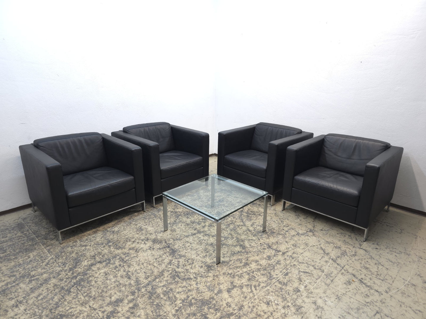 Walter Knoll Foster 500 Set 2x Sessel Schwarz-Walter Knoll-JSFurniture