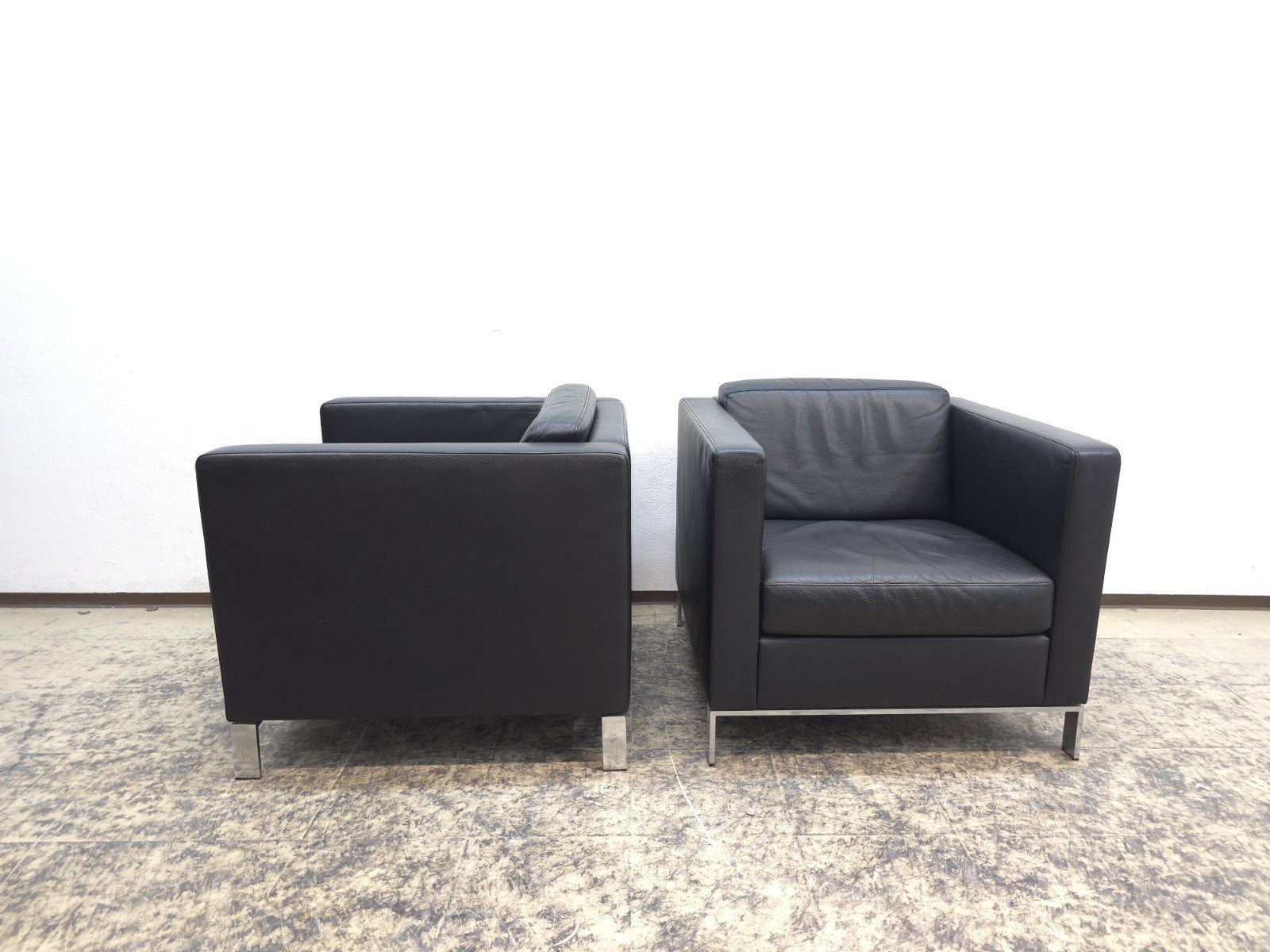 Walter Knoll Foster 500 Set 2x Sessel Schwarz-Walter Knoll-JSFurniture