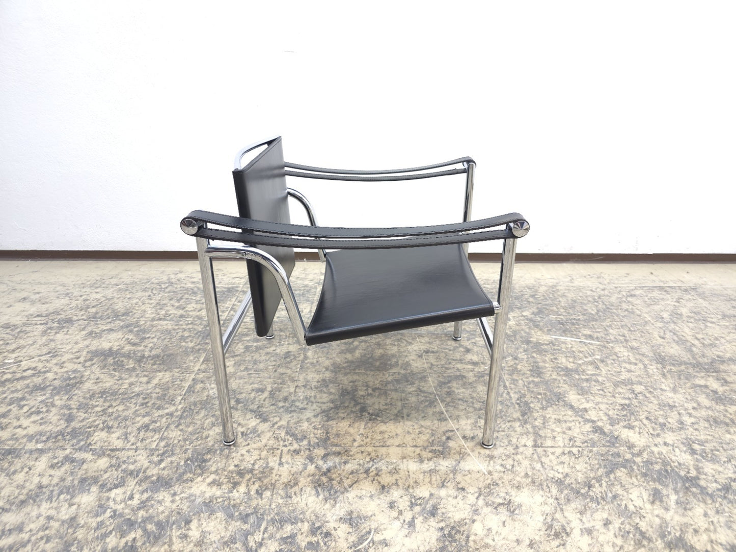 Cassina LC1 Sessel Set Le Corbusier Leder Schwarz-Cassina-JSFurniture