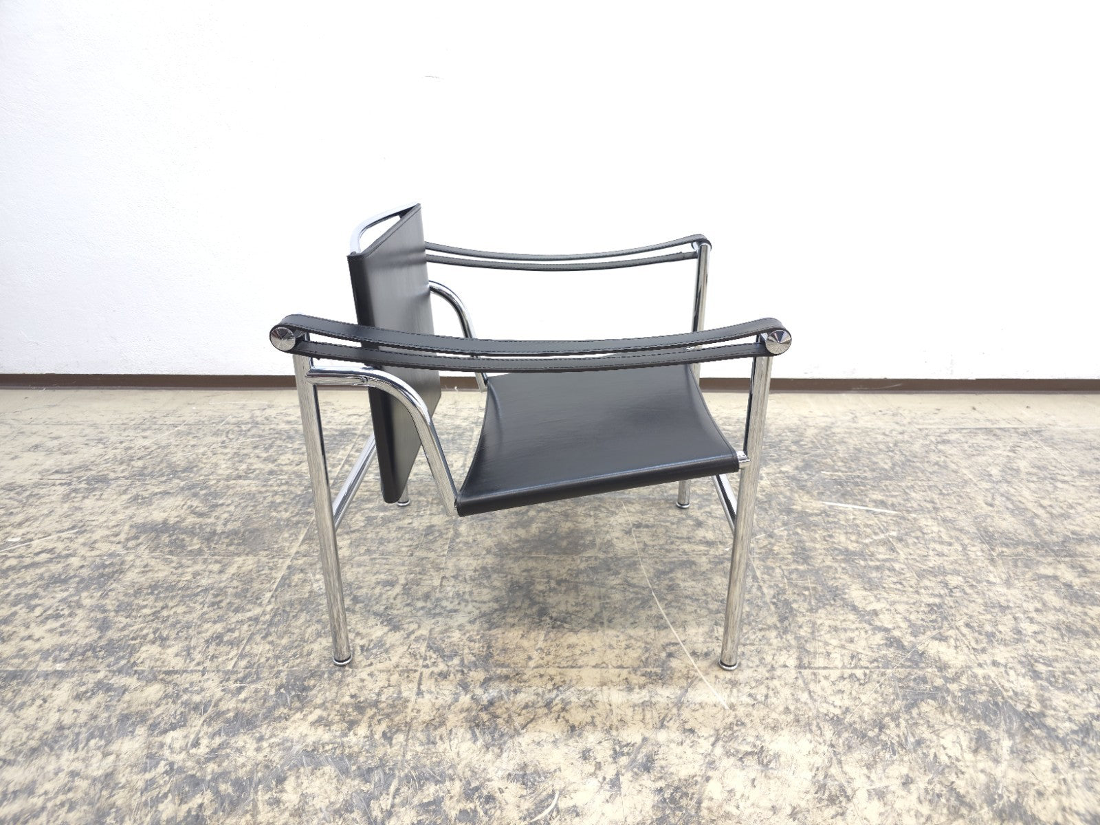 Cassina LC1 Sessel Set Le Corbusier Leder Schwarz-Cassina-JSFurniture
