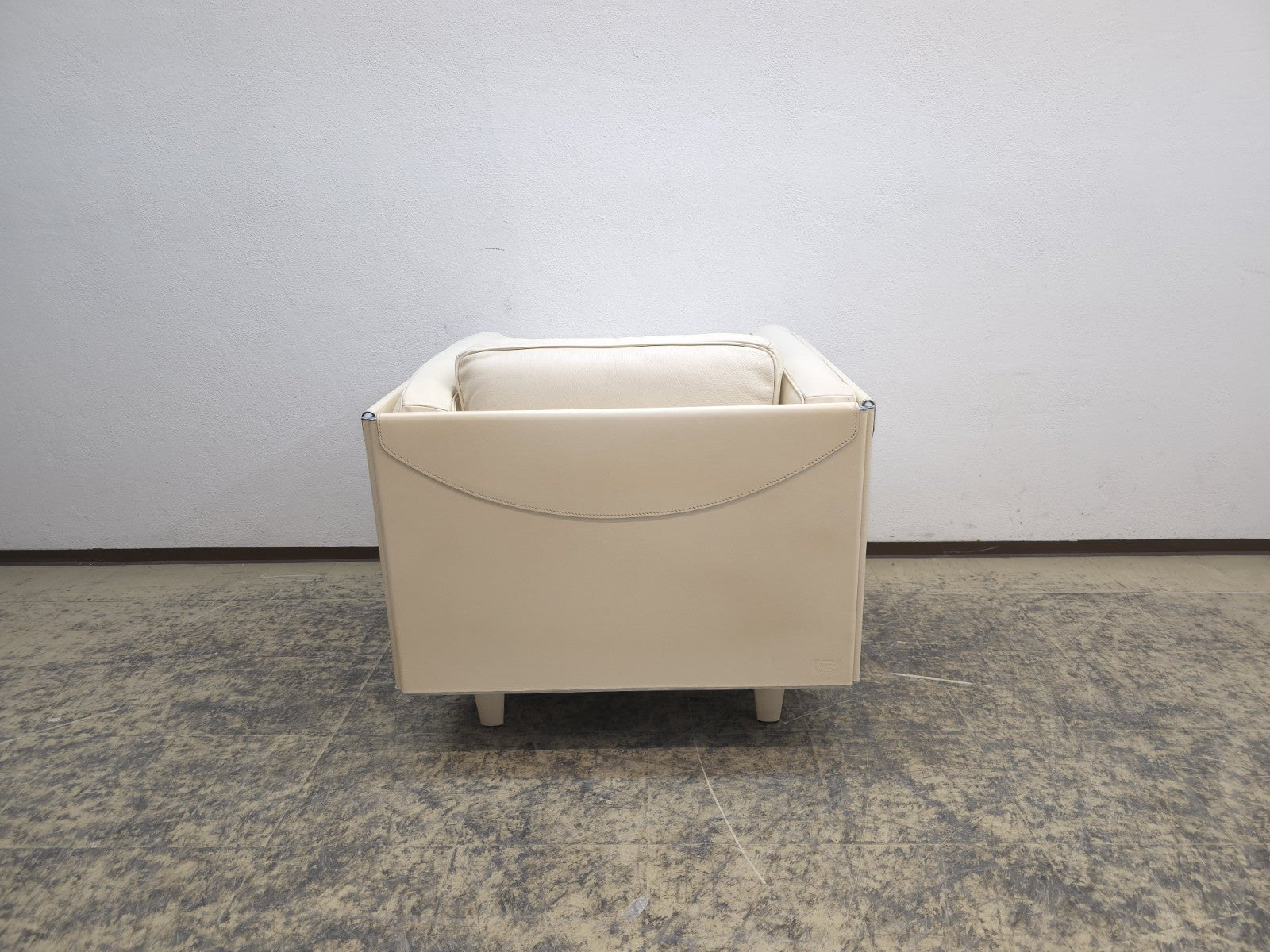 Poltrona Frau Twice Sessel Beige Ledersessel Designer Sessel-Poltrona Frau-JSFurniture