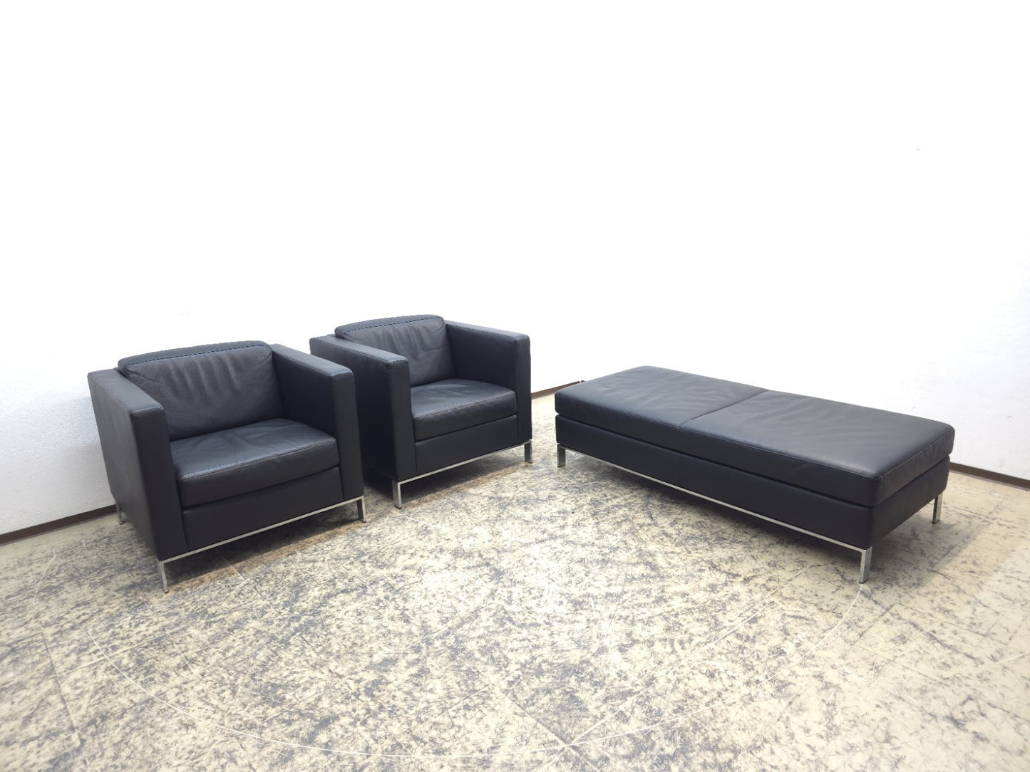 Walter Knoll Foster 500 Set 2x Sessel Schwarz-Walter Knoll-JSFurniture