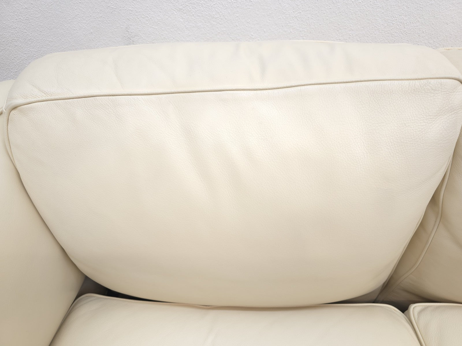 Poltrona Frau Twice Sofa Garnitur Leder Beige Designer Sofa Set-Poltrona Frau-JSFurniture