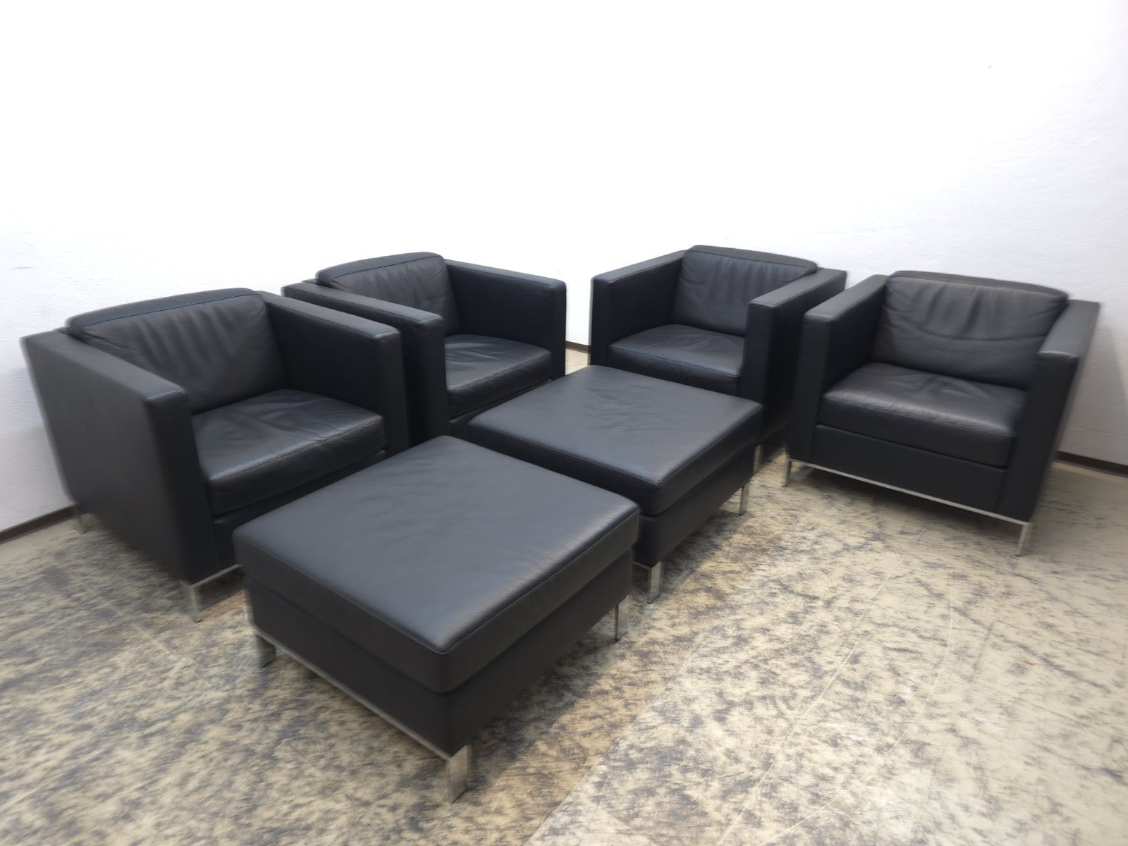 Walter Knoll Foster 500 Set 2x Sessel Schwarz-Walter Knoll-JSFurniture