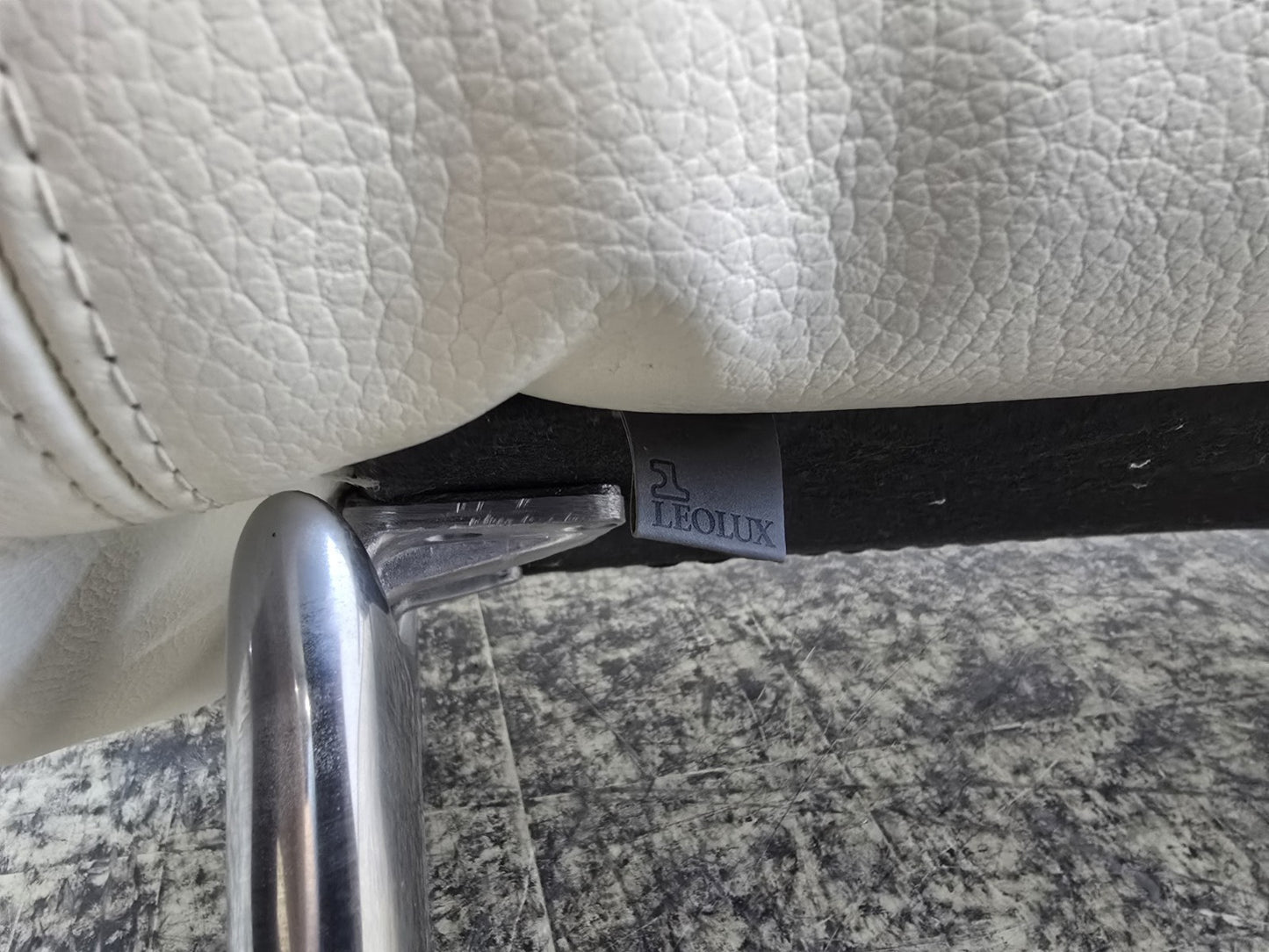 Leolux Tango Ledersofa Cremeweiß Funktion Sofa-Leolux-JSFurniture