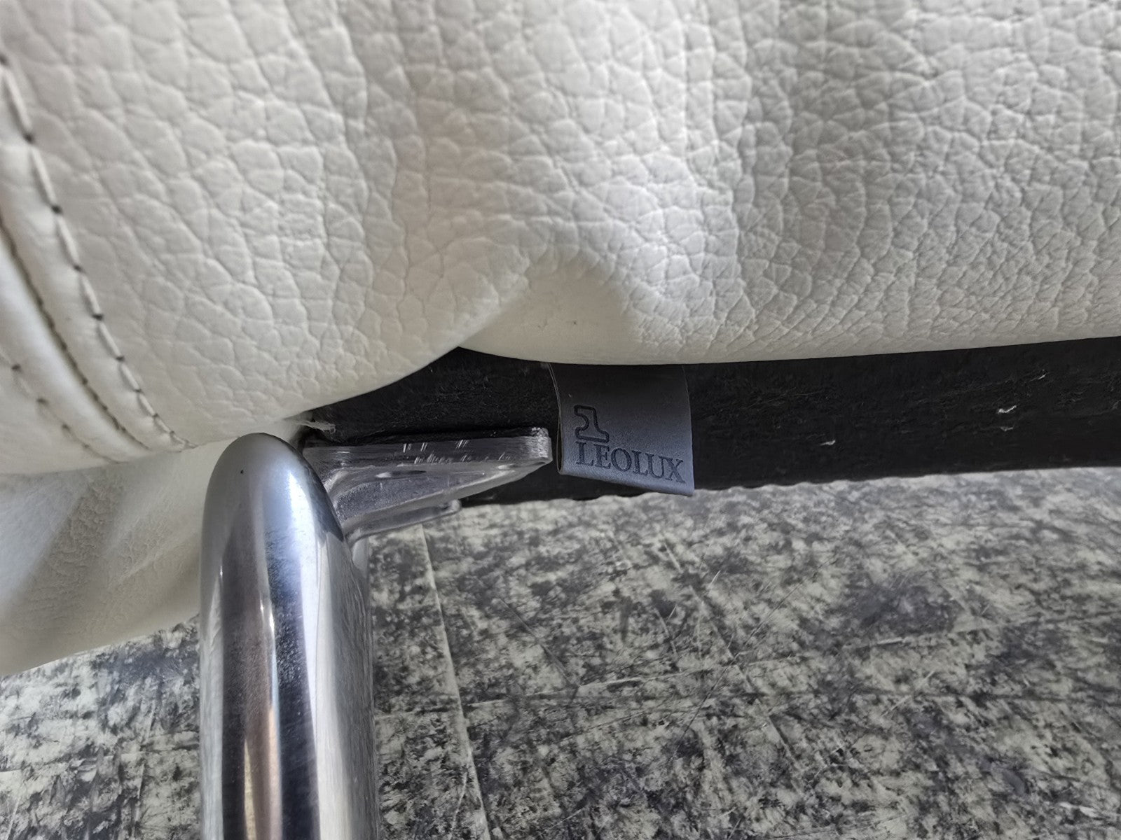 Leolux Tango Ledersofa Cremeweiß Funktion Sofa-Leolux-JSFurniture