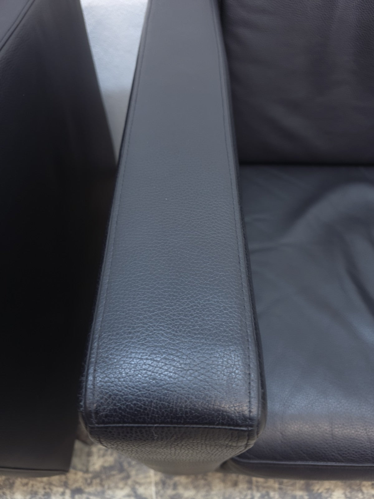 Walter Knoll Foster 500 Set 8x schwarz Designersessel Ledersessel Chair Büro-Walter Knoll-JSFurniture