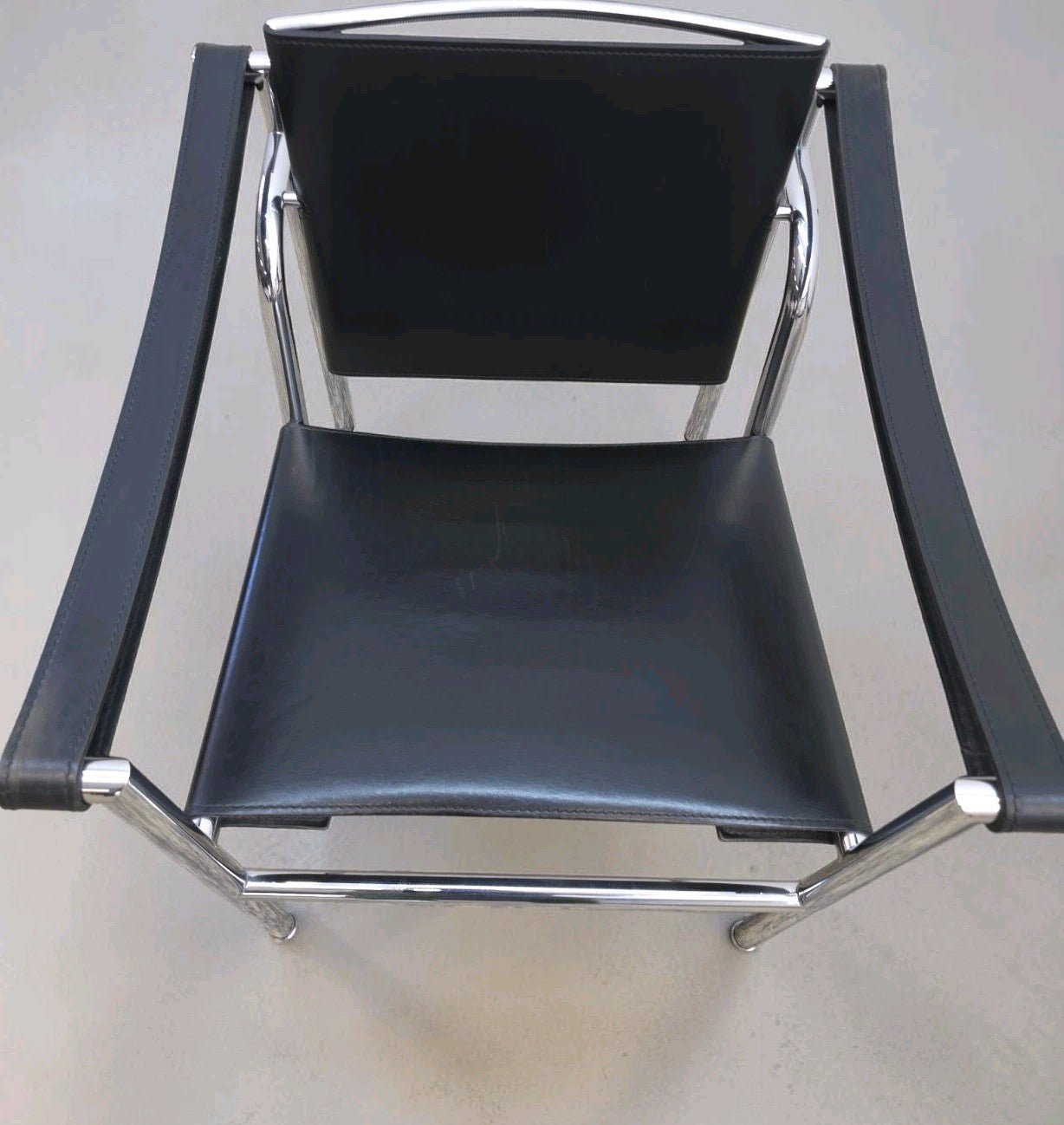 Cassina LC1 Sessel Set Le Corbusier Leder Schwarz-Cassina-JSFurniture