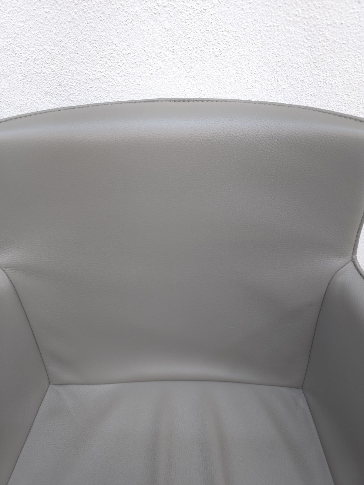 Walter Knoll Gio Stuhl Leder Grau-Walter Knoll-JSFurniture
