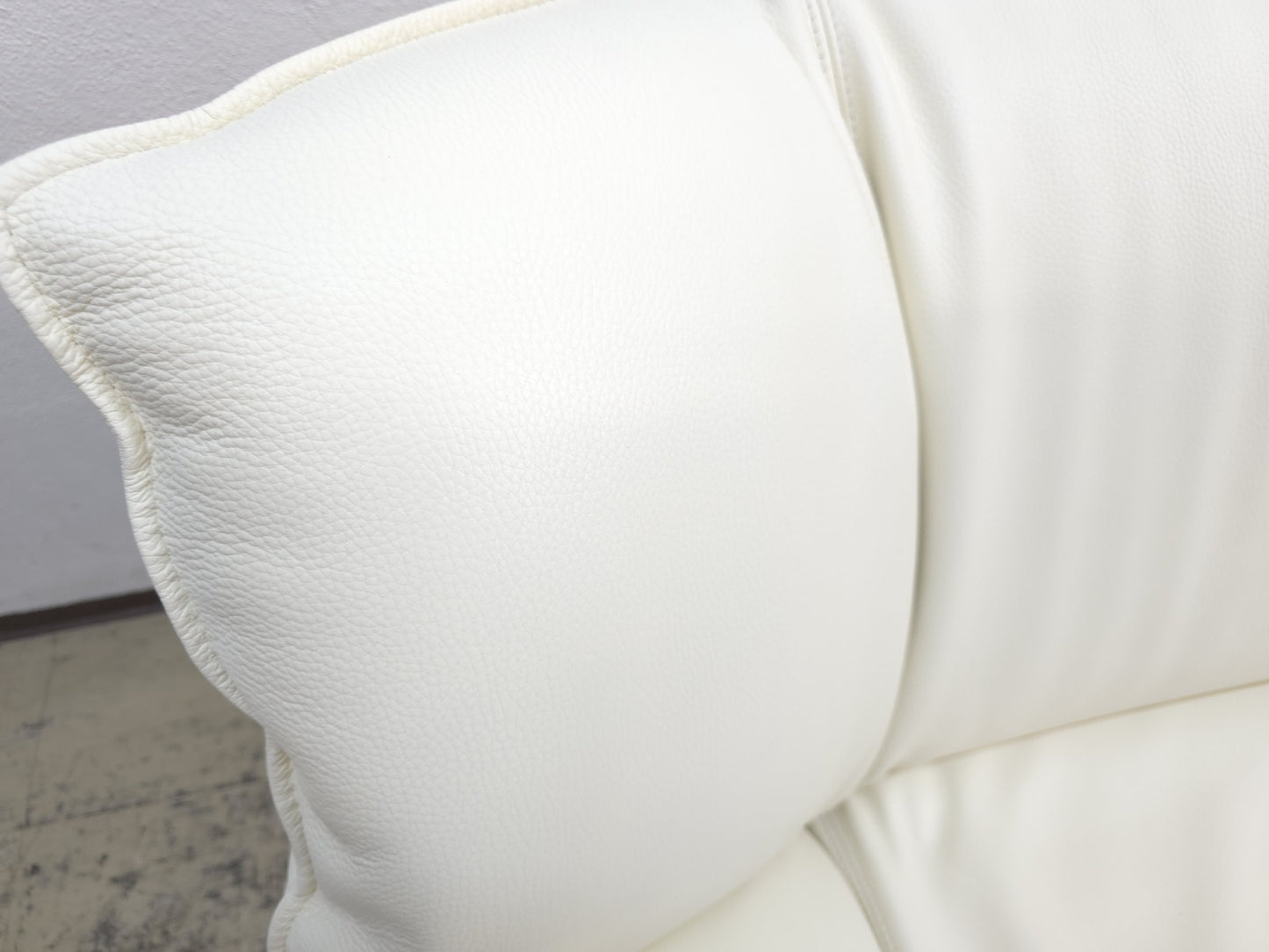 Leolux Tango Ledersofa Cremeweiß Funktion Sofa-Leolux-JSFurniture