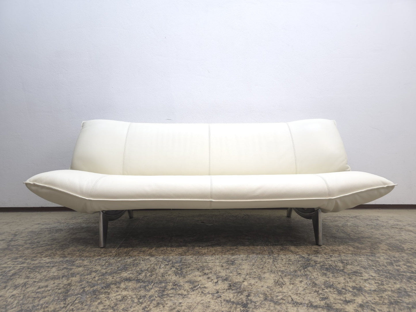 Leolux Tango Ledersofa Cremeweiß Funktion Sofa-Leolux-JSFurniture