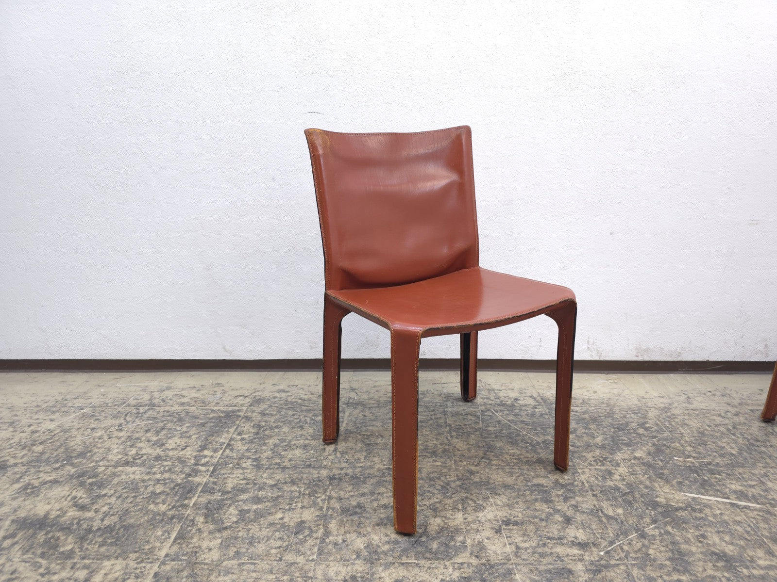 Cassina Cab Set 4 Stühle + Sofa Leder Cognac-Cassina-JSFurniture