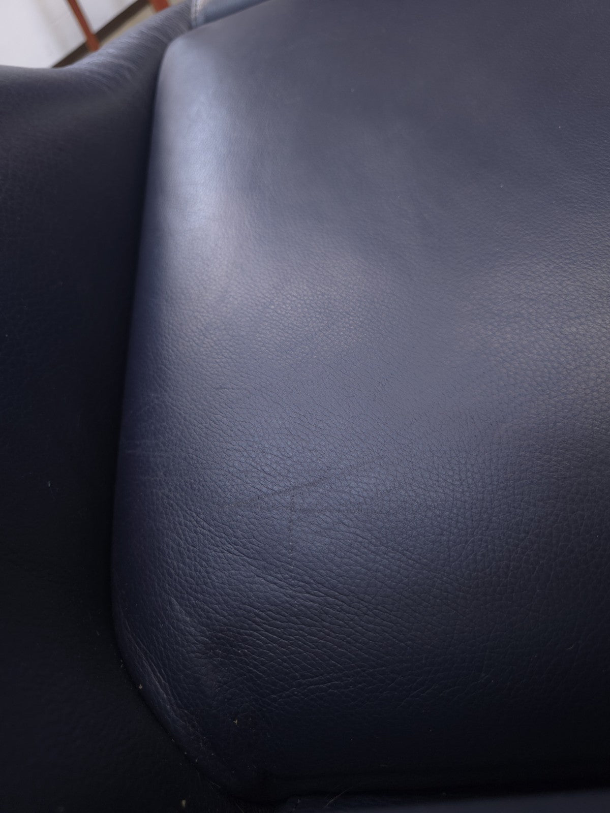 Cassina Dodo Sessel Leder Blau Relaxsessel-Cassina-JSFurniture