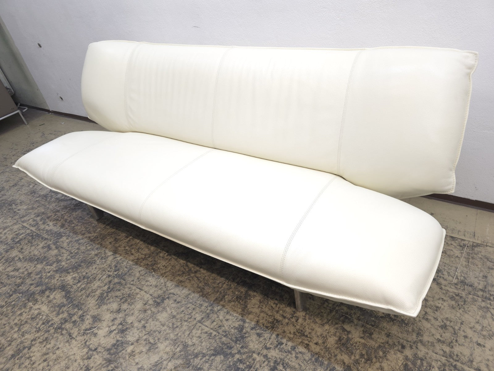 Leolux Tango Ledersofa Cremeweiß Funktion Sofa-Leolux-JSFurniture