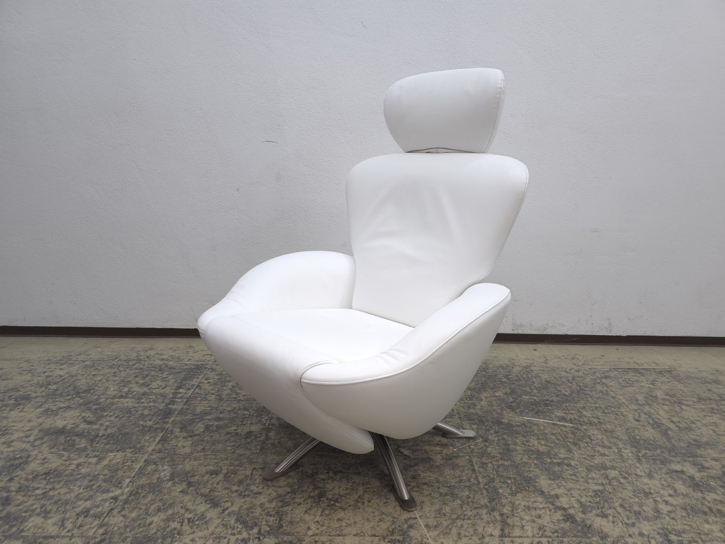 Cassina Dodo Ledersessel Weiß Designer Relaxsessel-Cassina-JSFurniture