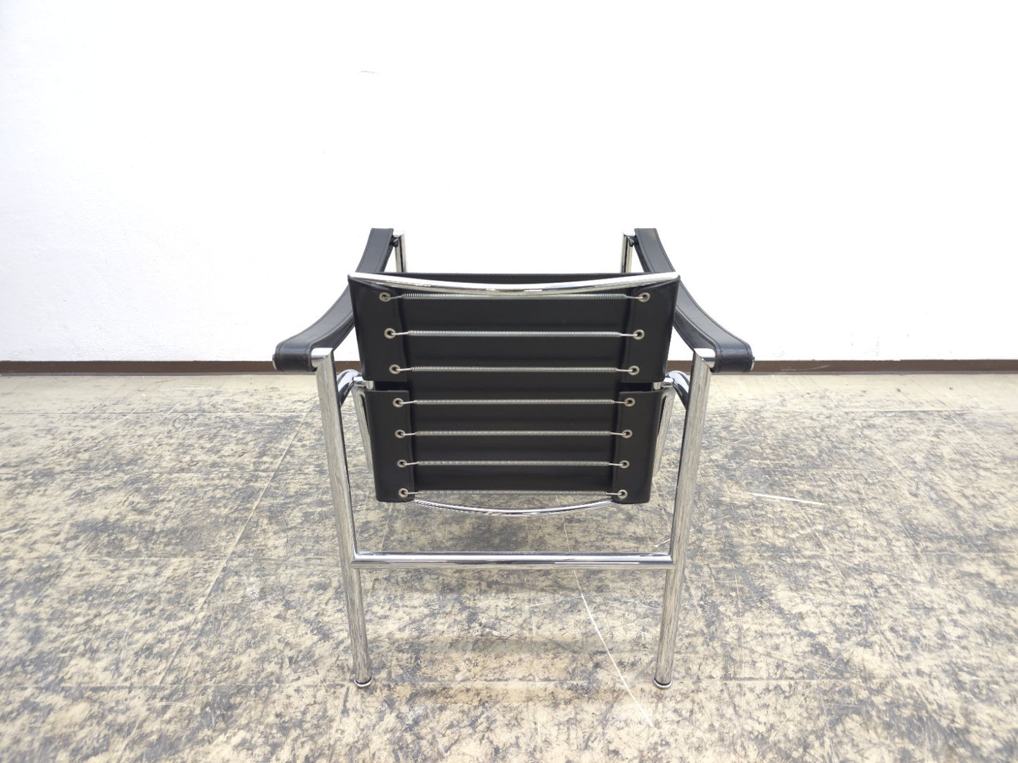 Cassina LC1 Sessel Set Le Corbusier Leder Schwarz-Cassina-JSFurniture