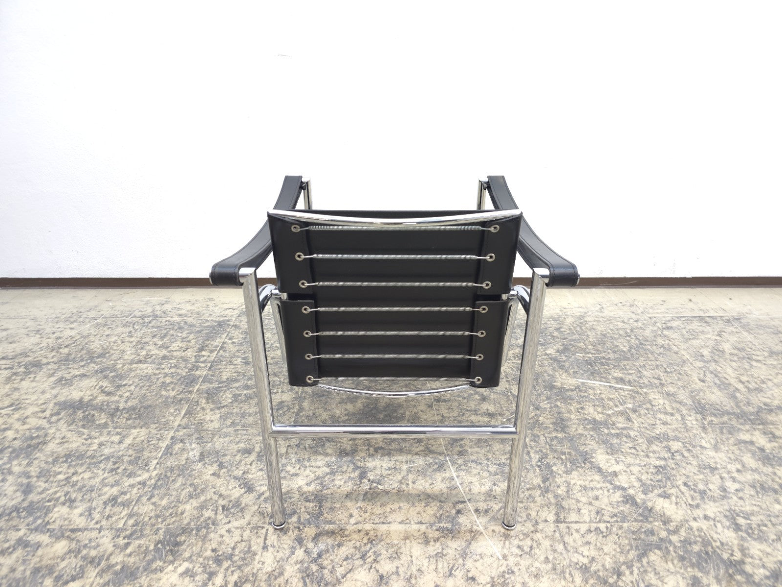 Cassina LC1 Sessel Set Le Corbusier Leder Schwarz-Cassina-JSFurniture