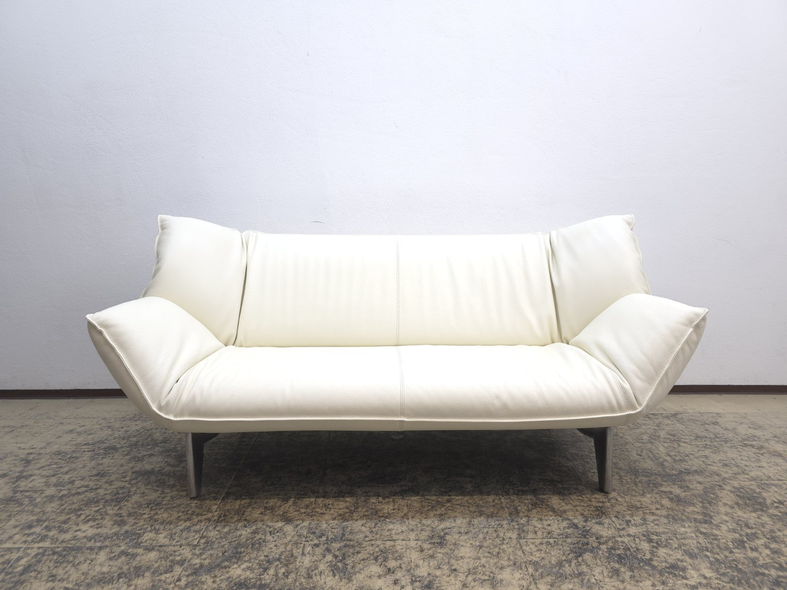 Leolux Tango Ledersofa Cremeweiß Funktion Sofa-Leolux-JSFurniture
