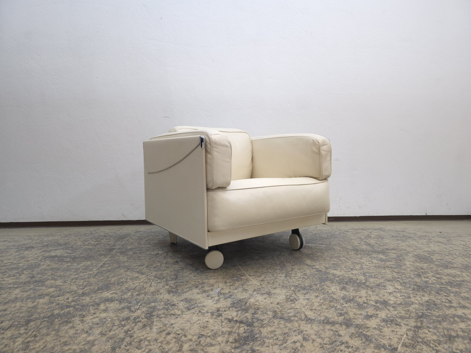 Poltrona Frau Twice Sofa Garnitur Leder Beige Designer Sofa Set-Poltrona Frau-JSFurniture