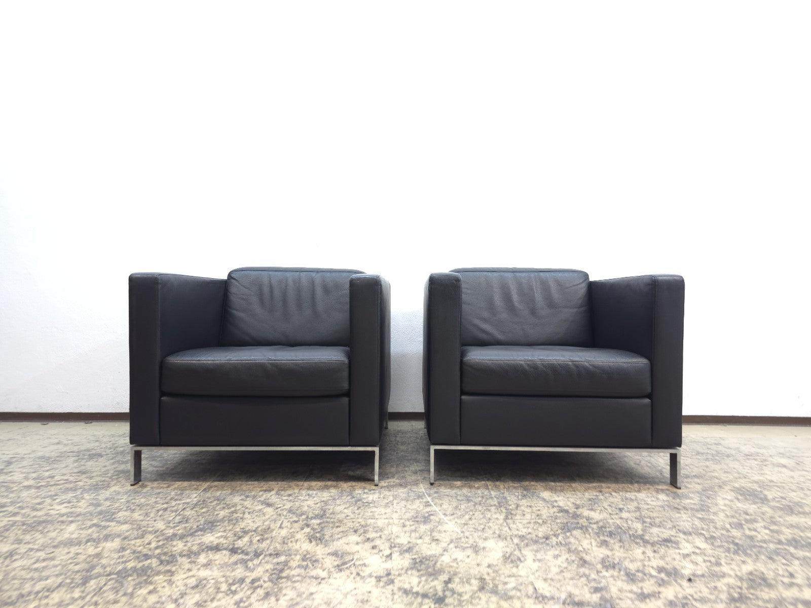 Walter Knoll Foster 500 Set 2x Sessel Schwarz-Walter Knoll-JSFurniture