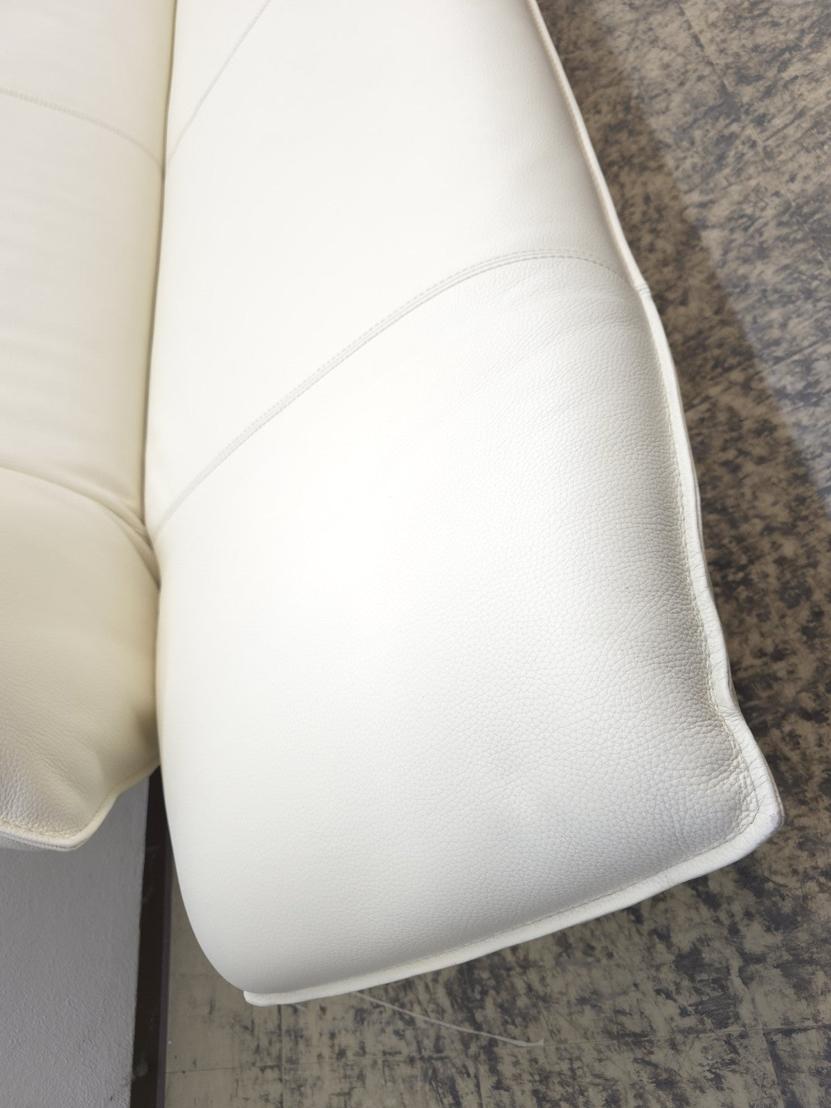 Leolux Tango Ledersofa Cremeweiß Funktion Sofa-Leolux-JSFurniture