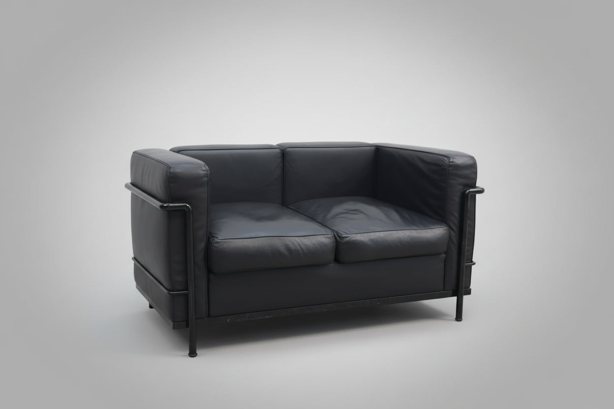 Cassina LC2 Zweisitzer Sofa Designklassiker-Cassina-JSFurniture