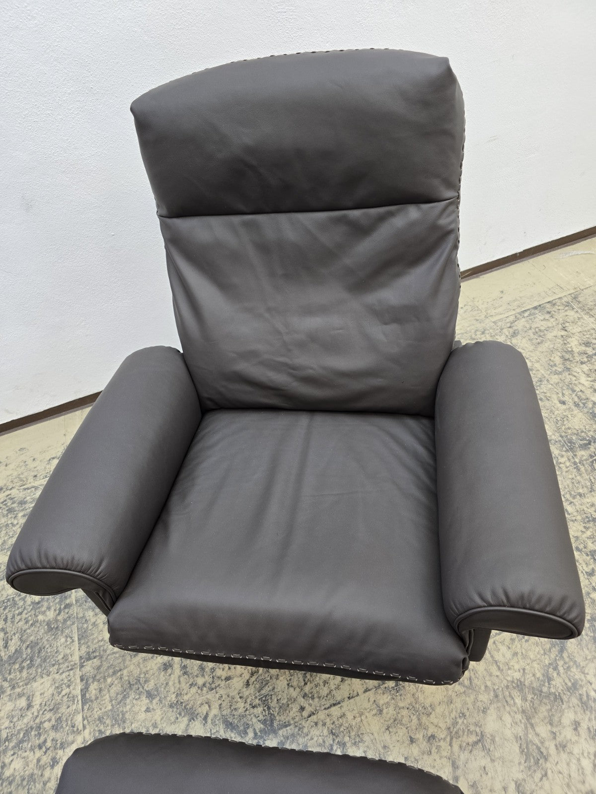 De SEDE DS 31 Sessel Hocker Neuwertig Ledersessel CHAIR Designersessel Top Braun-De Sede-JSFurniture