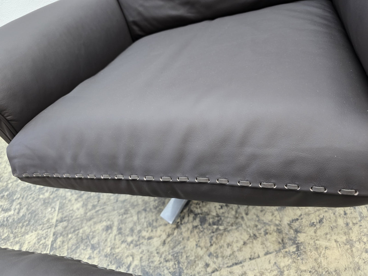 De SEDE DS 31 Sessel Hocker Neuwertig Ledersessel CHAIR Designersessel Top Braun-De Sede-JSFurniture