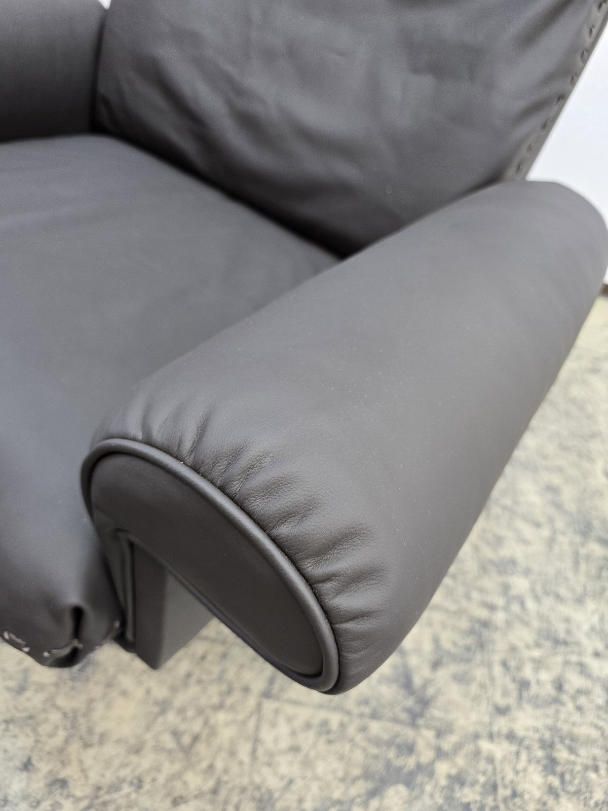 De SEDE DS 31 Sessel Hocker Neuwertig Ledersessel CHAIR Designersessel Top Braun-De Sede-JSFurniture