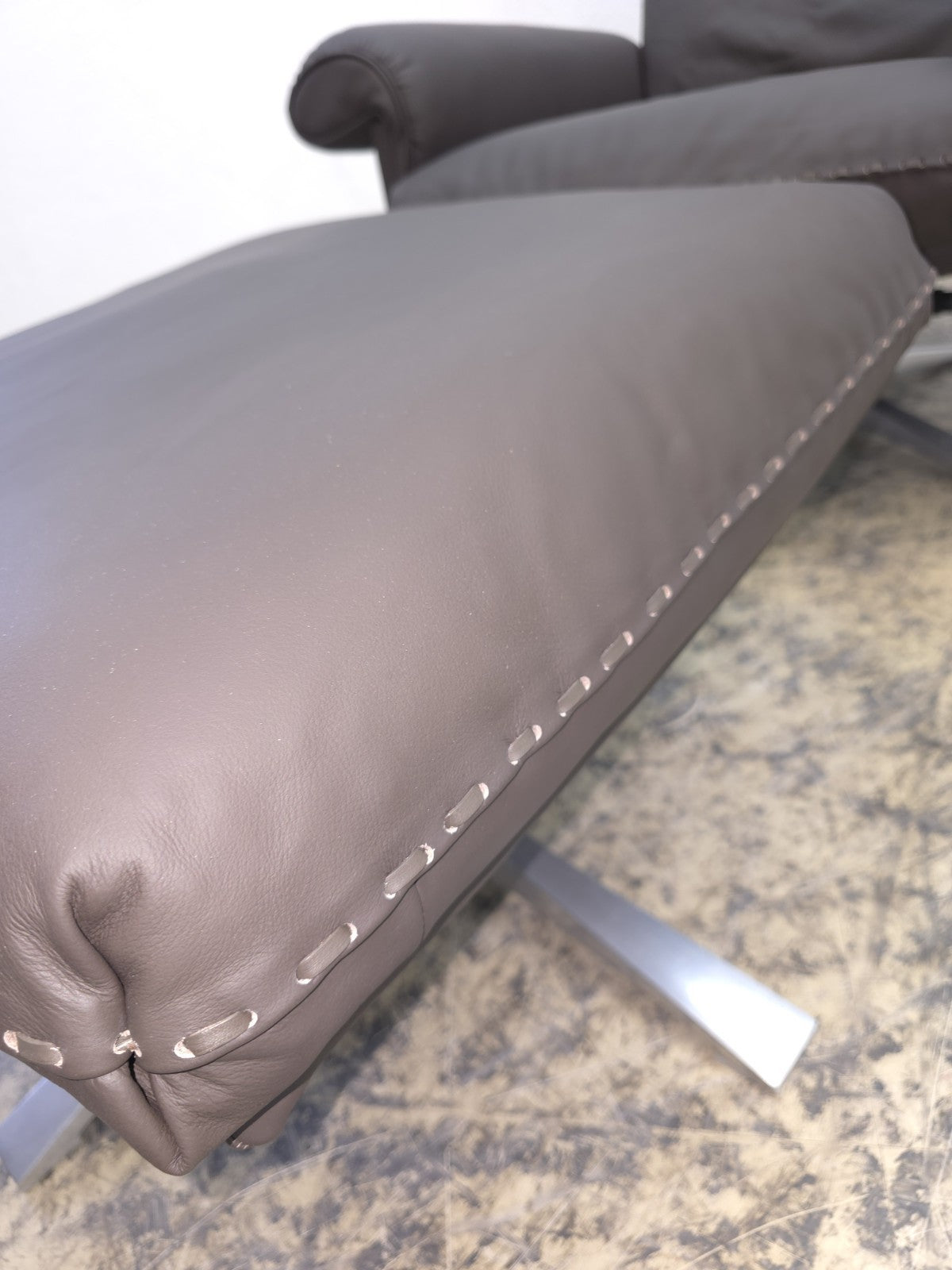De SEDE DS 31 Sessel Hocker Neuwertig Ledersessel CHAIR Designersessel Top Braun-De Sede-JSFurniture