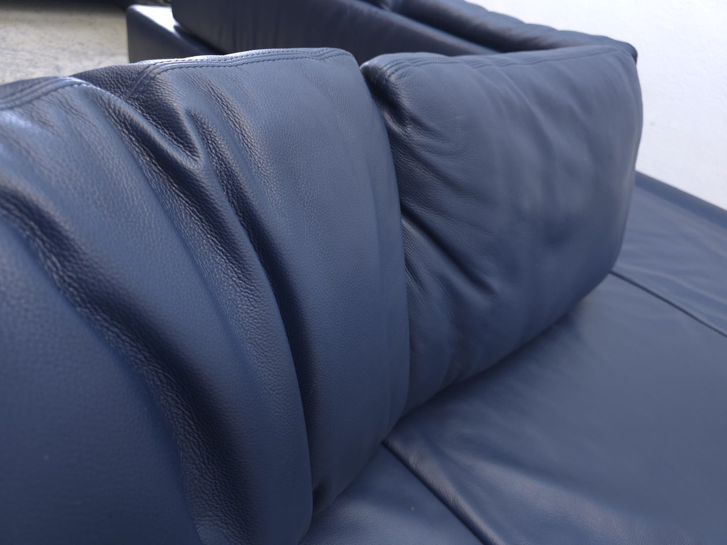 De Sede DS-165 Ecksofa Leder Blau Designer Sofa-De Sede-JSFurniture