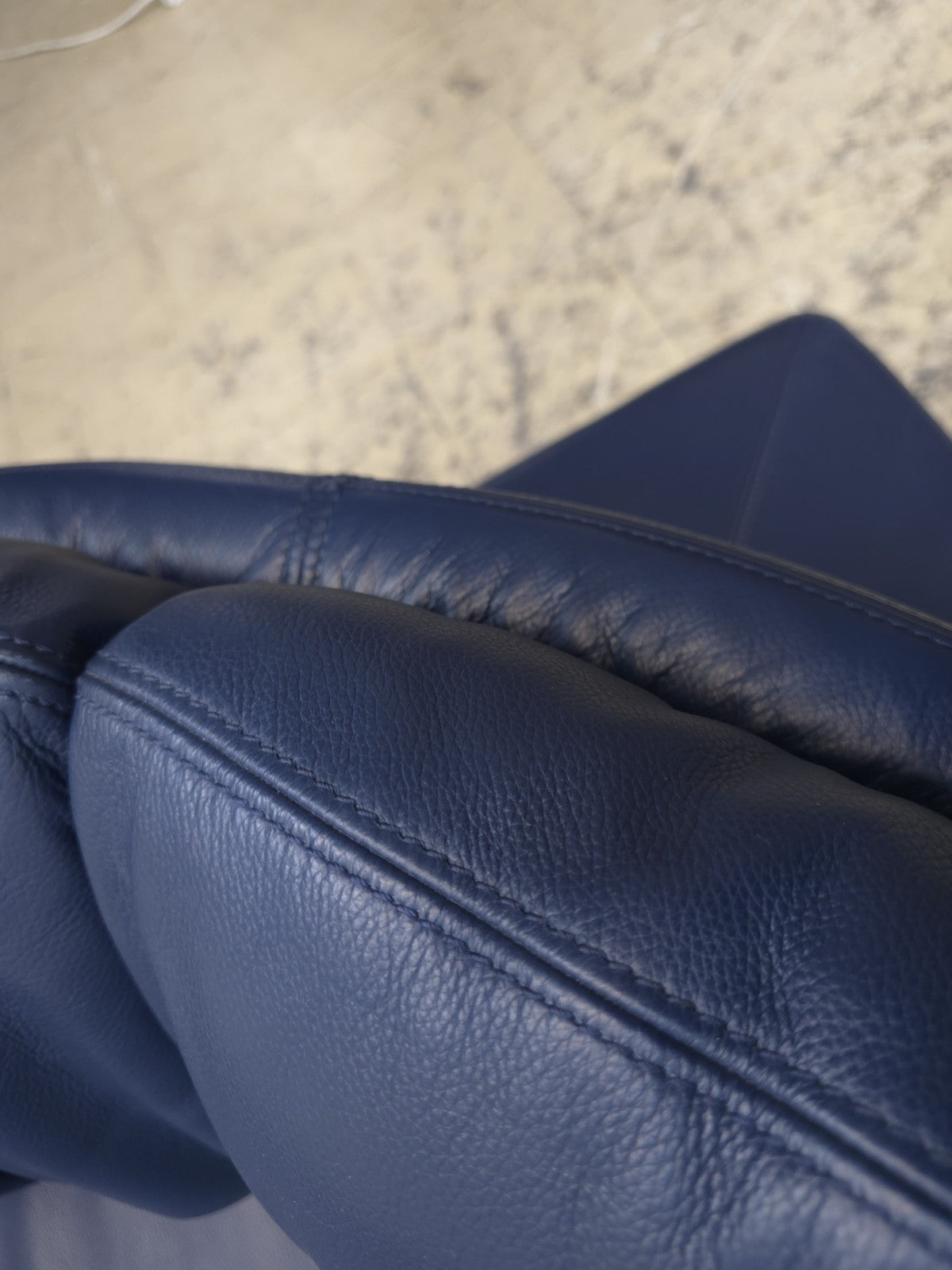 De Sede DS-165 Ecksofa Leder Blau Designer Sofa-De Sede-JSFurniture
