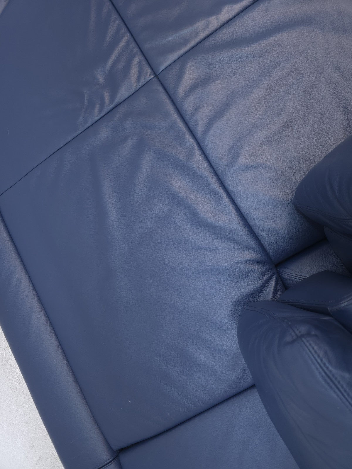 De Sede DS-165 Ecksofa Leder Blau Designer Sofa-De Sede-JSFurniture