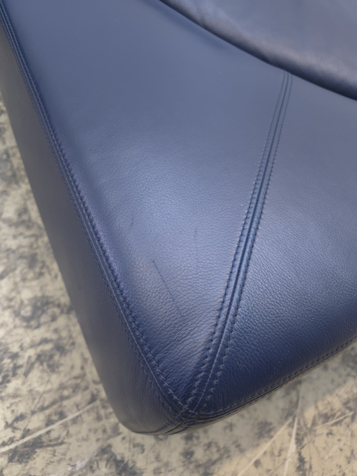 De Sede DS-165 Ecksofa Leder Blau Designer Sofa-De Sede-JSFurniture
