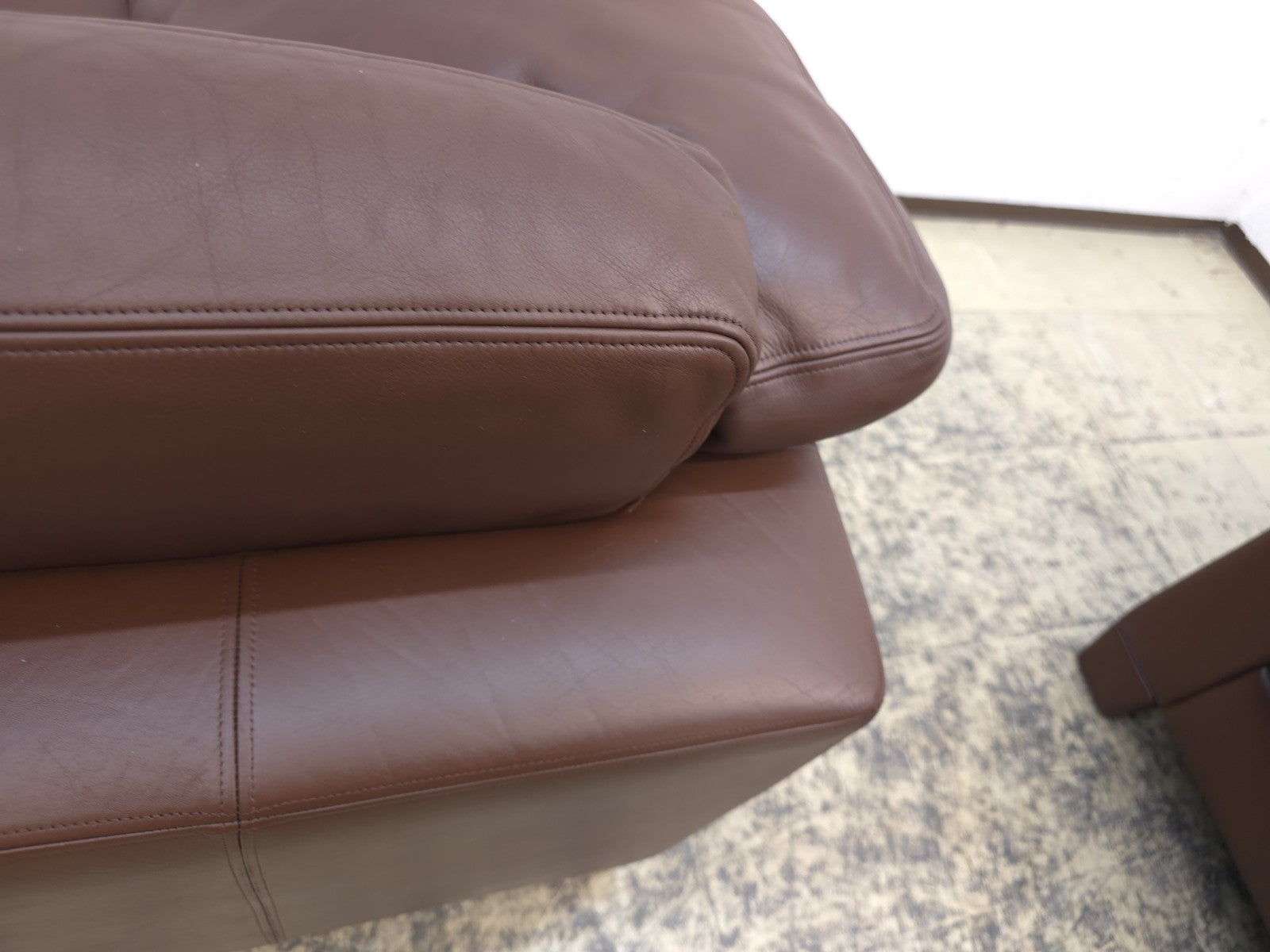 De Sede DS-17 Leder Sofa Braun 2-Sitzer Vintage Designer Sofa-De Sede-JSFurniture