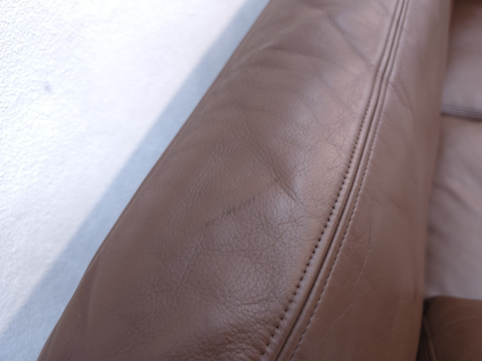 De Sede DS-17 Leder Sofa Braun 2-Sitzer Vintage Designer Sofa-De Sede-JSFurniture
