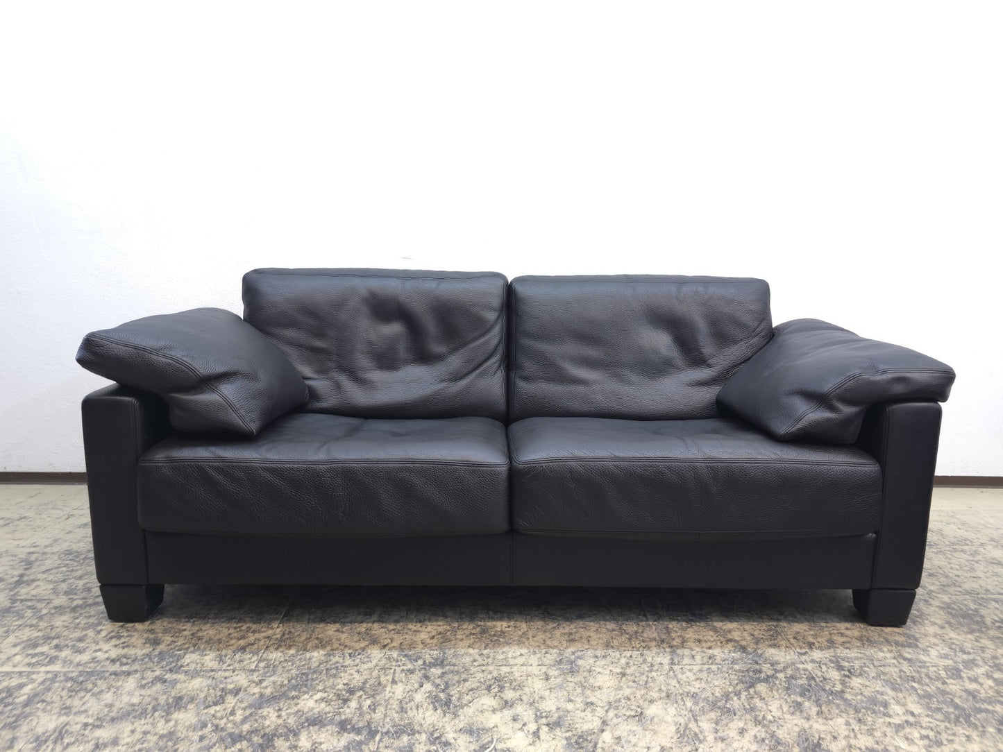 De Sede DS-17 Schwarz Designersofa Ledersofa Couch-De Sede-JSFurniture