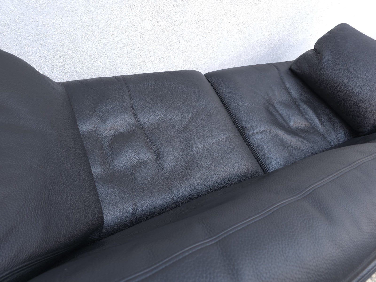 De Sede DS-17 Schwarz Designersofa Ledersofa Couch-De Sede-JSFurniture