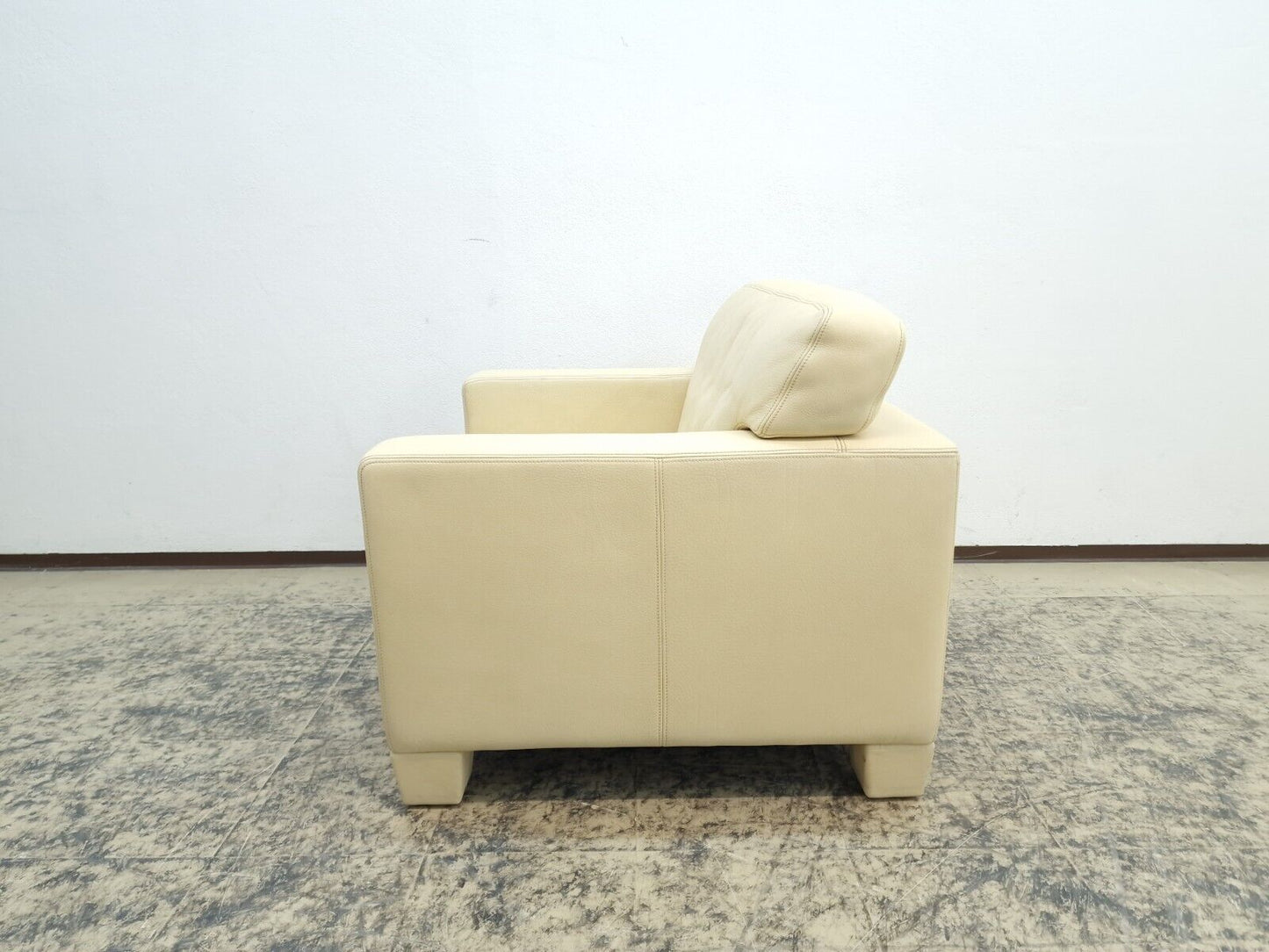 De Sede DS-17 Sessel Leder Creme WK Wohnen-De Sede-JSFurniture