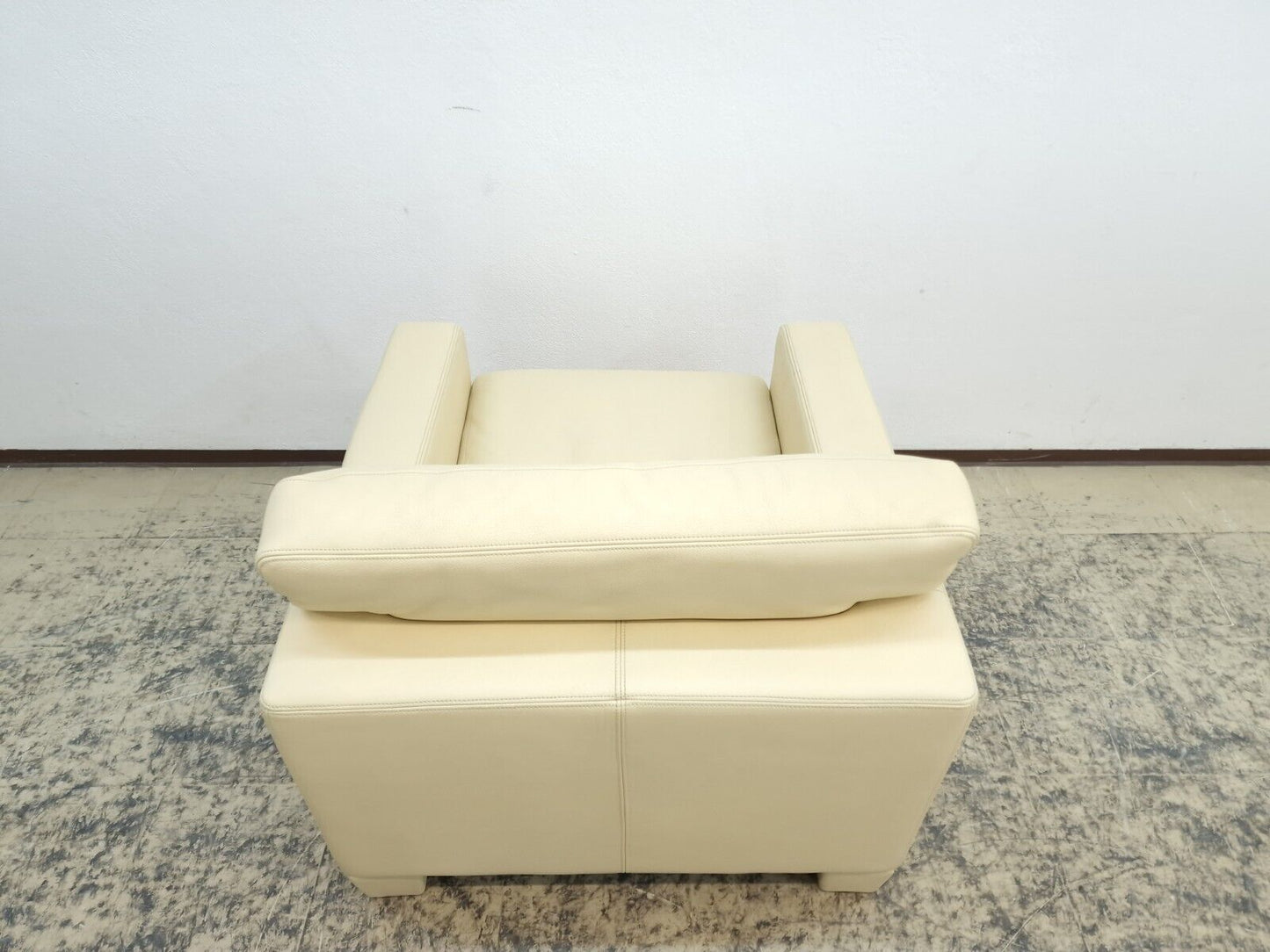 De Sede DS-17 Sessel Leder Creme WK Wohnen-De Sede-JSFurniture