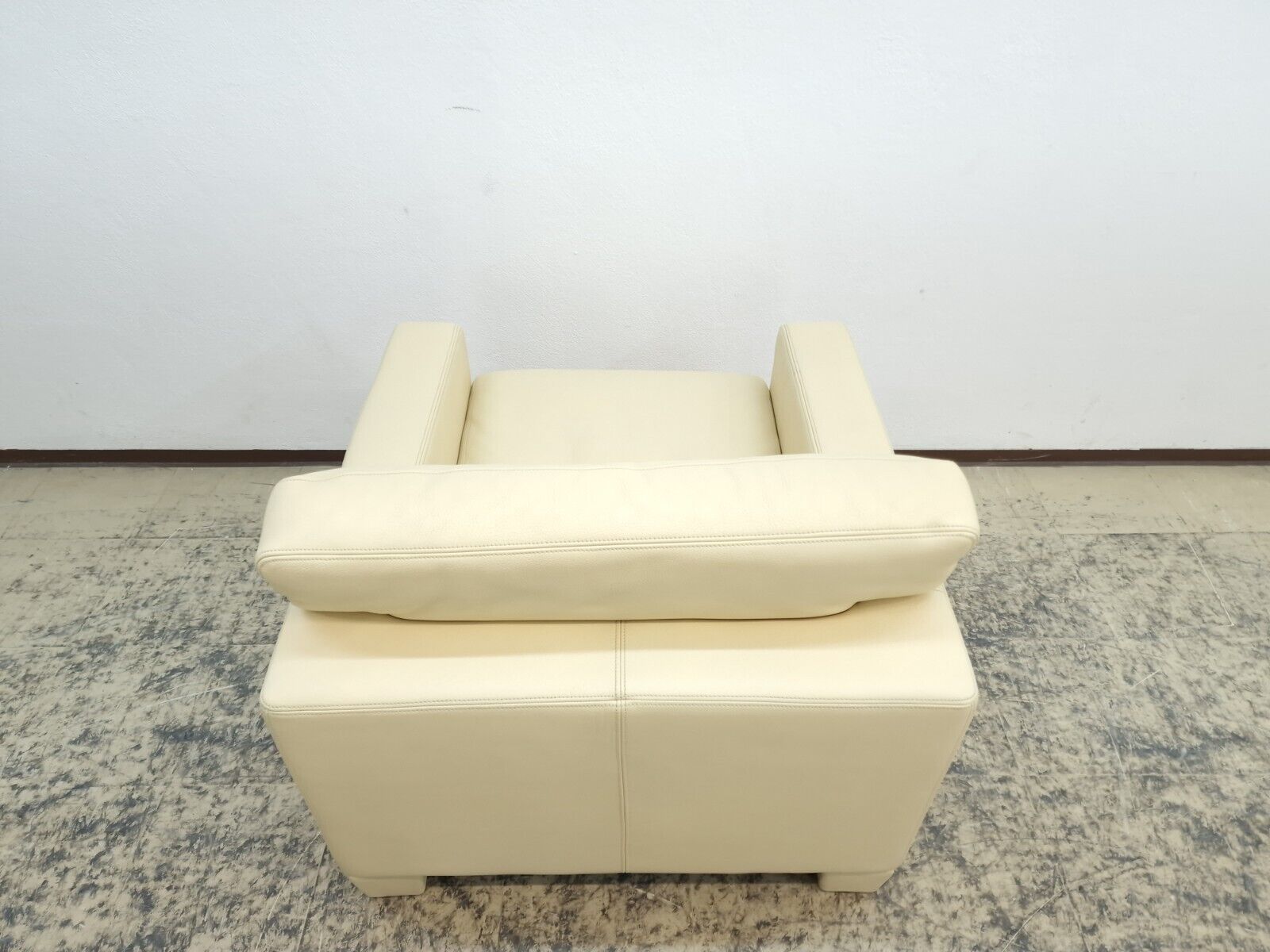 De Sede DS-17 Sessel Leder Creme WK Wohnen-De Sede-JSFurniture