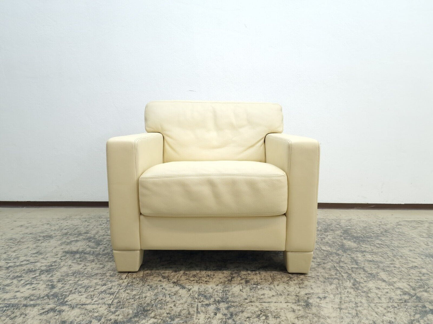 De Sede DS-17 Sessel Leder Creme WK Wohnen-De Sede-JSFurniture