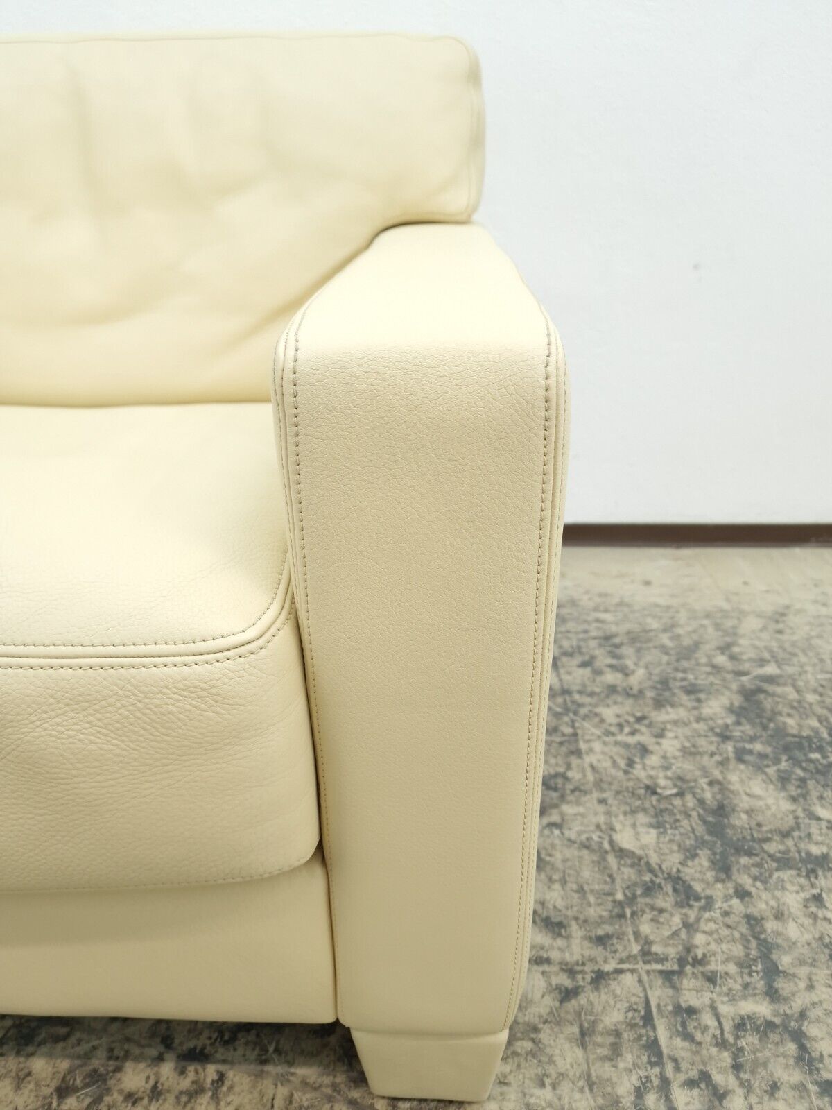 De Sede DS-17 Sessel Leder Creme WK Wohnen-De Sede-JSFurniture