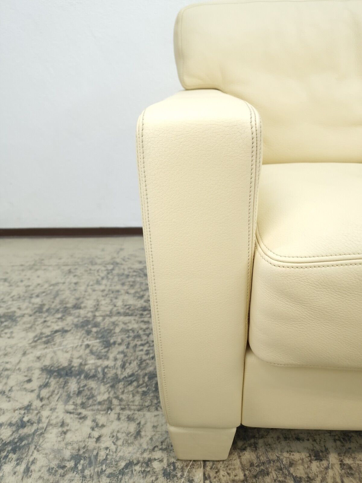 De Sede DS-17 Sessel Leder Creme WK Wohnen-De Sede-JSFurniture
