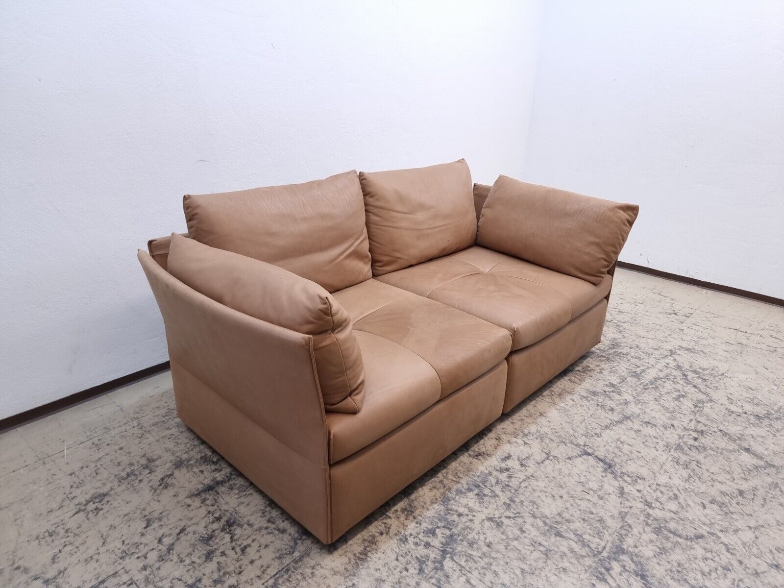 De Sede DS-19 Modulsofa Leder Braun-De Sede-JSFurniture