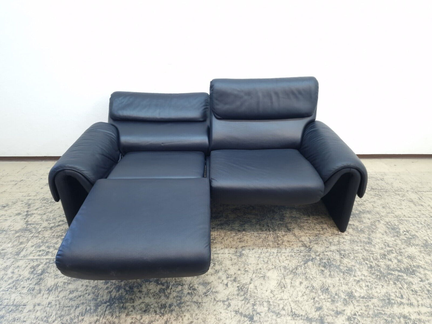 De Sede DS 2000 Ledersofa dunkelblau Designersofa Echtledersofa Couch Funktion-De Sede DS 2000-JSFurniture